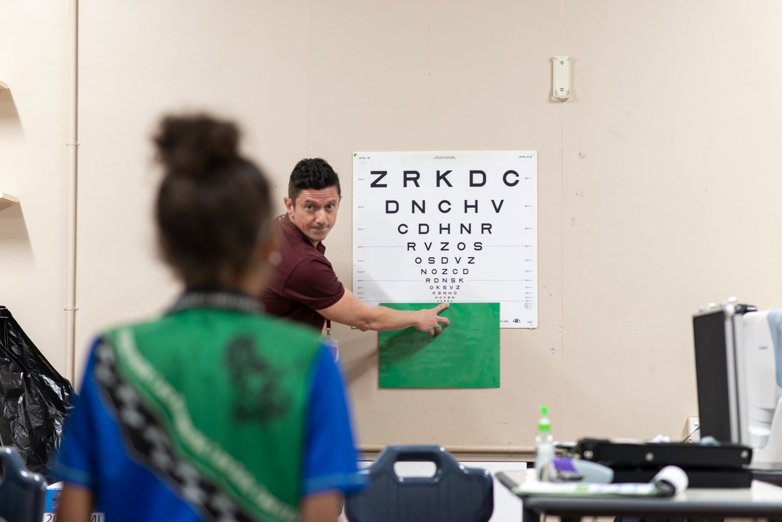 BEL supports QUT student eye tests Bamaga Enterprises Ltd